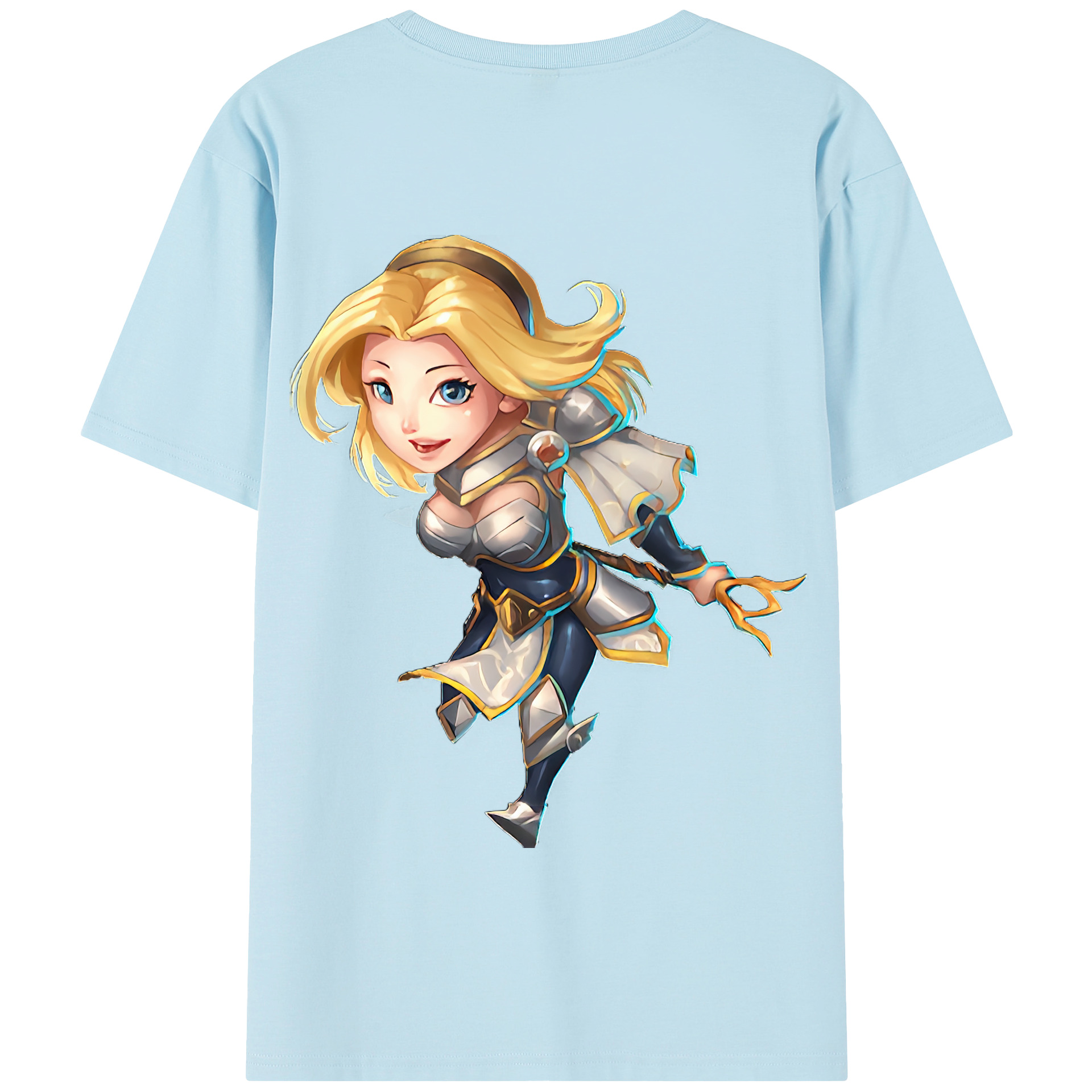 リーグ・オブ・レジェンド League of Legends LOL 綿100％半袖Tシャツ（背面プリント）